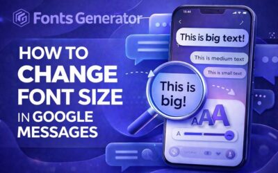 How to Change Font Size in Google Messages