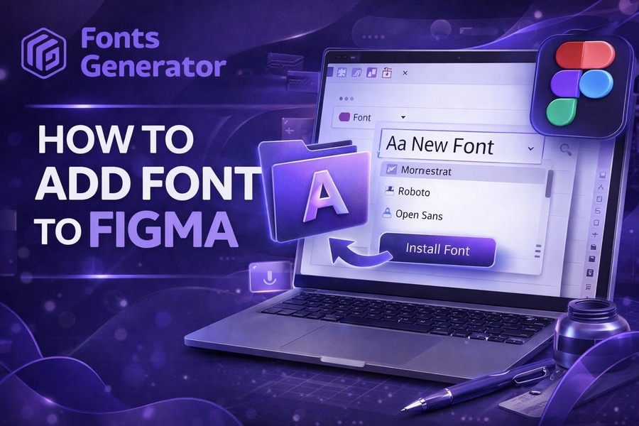 how to add font to figma