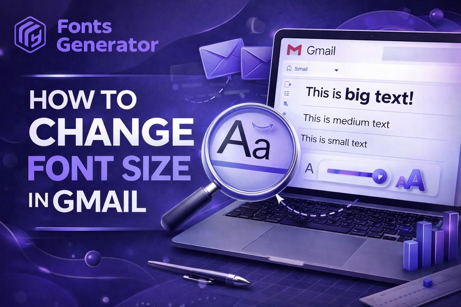 how to change font size in gmail